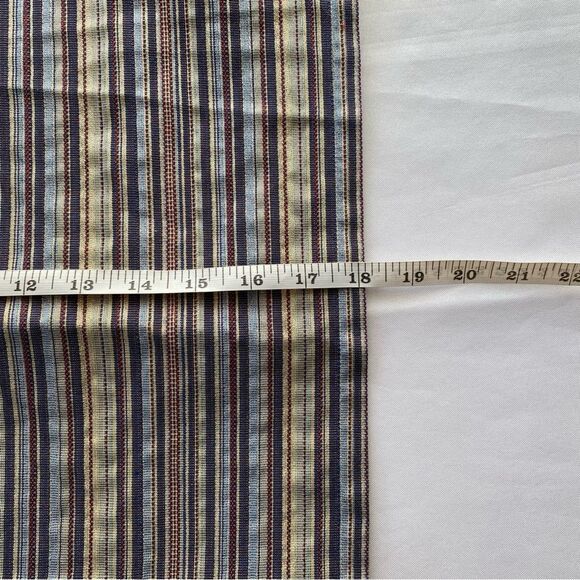 Zara W/B Collection Jacquard Metallic Striped Cropped Blouse Size Large - Picture 13 of 13